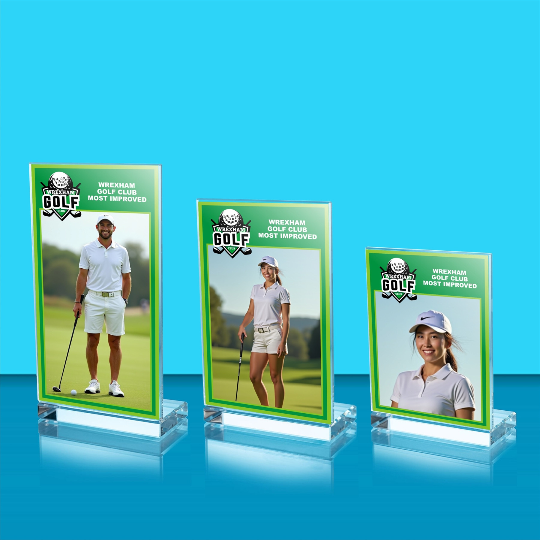 Achievement Glass Golf Photo Award