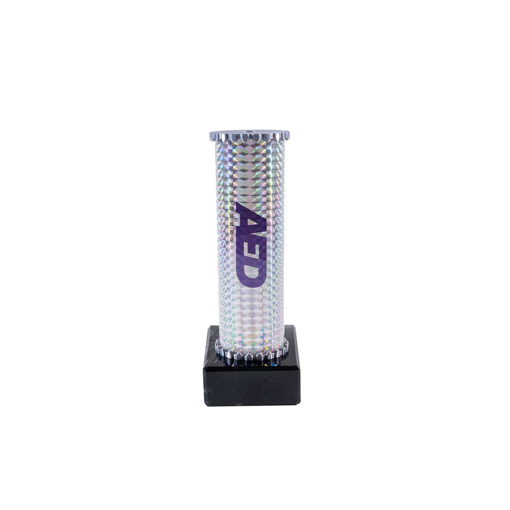 Icon Custom Printed Holographic Trophy Column Base