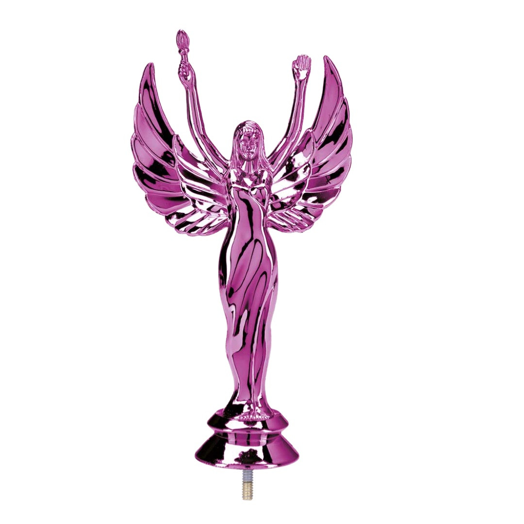 Icon Holographic Victory Angel Column Trophy - Purple