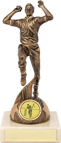 Bronze Cricket Figure Trophy