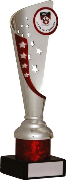 Silver and Red Star Flute Trophy