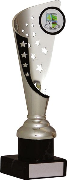 Silver and Black Star Flute Trophy