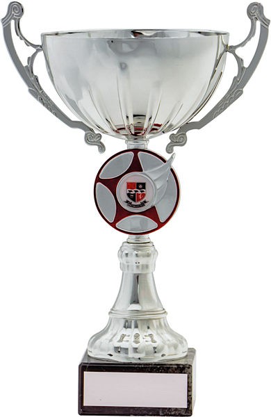 Silver Cup with Red Star Trophy
