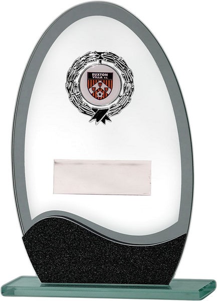 Glass Award with Black Detail