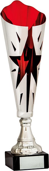 Silver and Red Star Flute Trophy