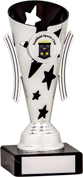 Silver and Black Star Flute Trophy