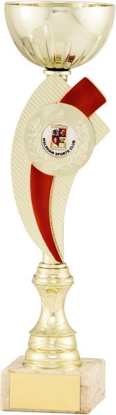 Gold Cup with Red Riser