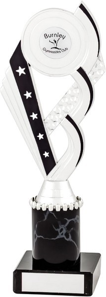 Black and Silver Tower Trophy