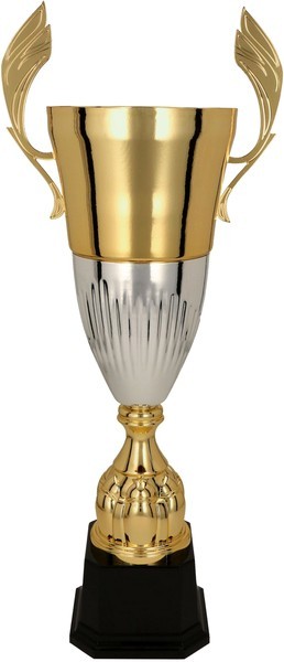 Gold and Silver Presentation Cup on Black Base