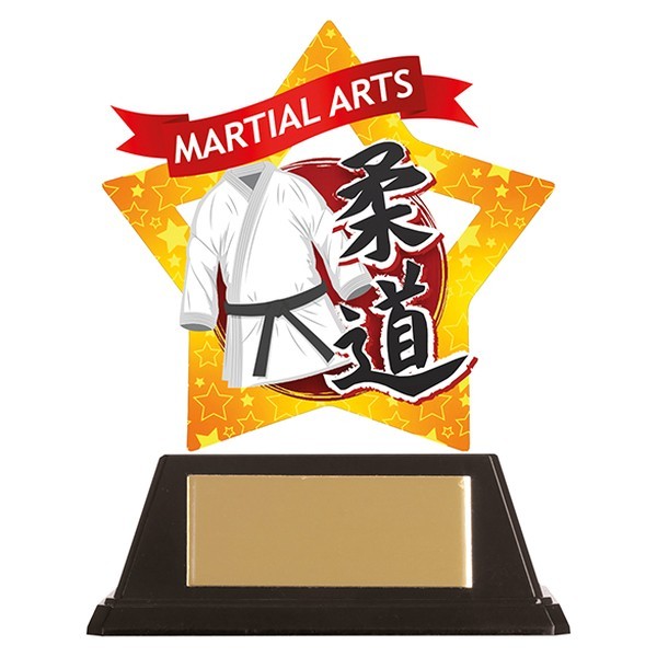 Mini-Star Judo Acrylic Plaque 