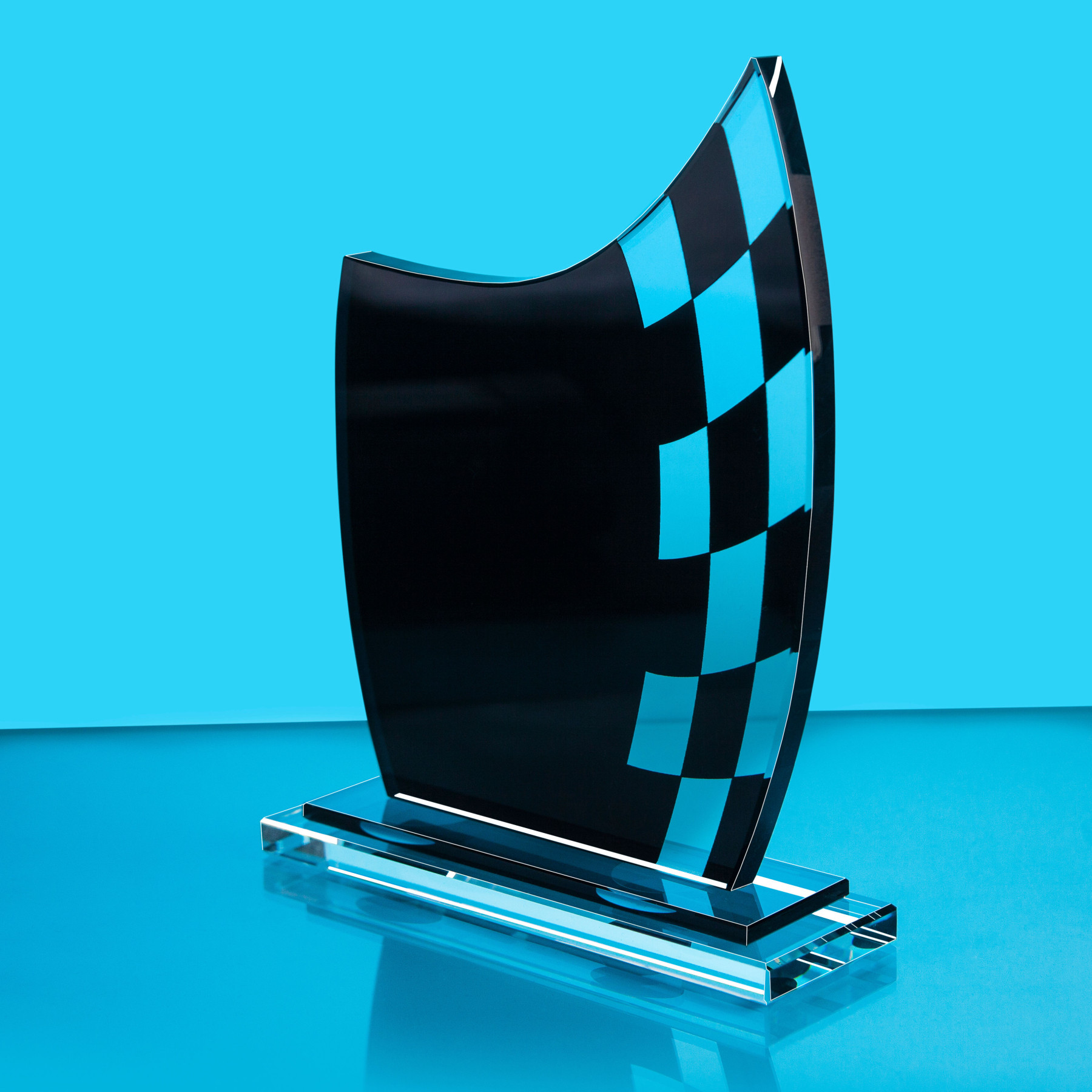 Black Glass Wave Motorsport Trophy
