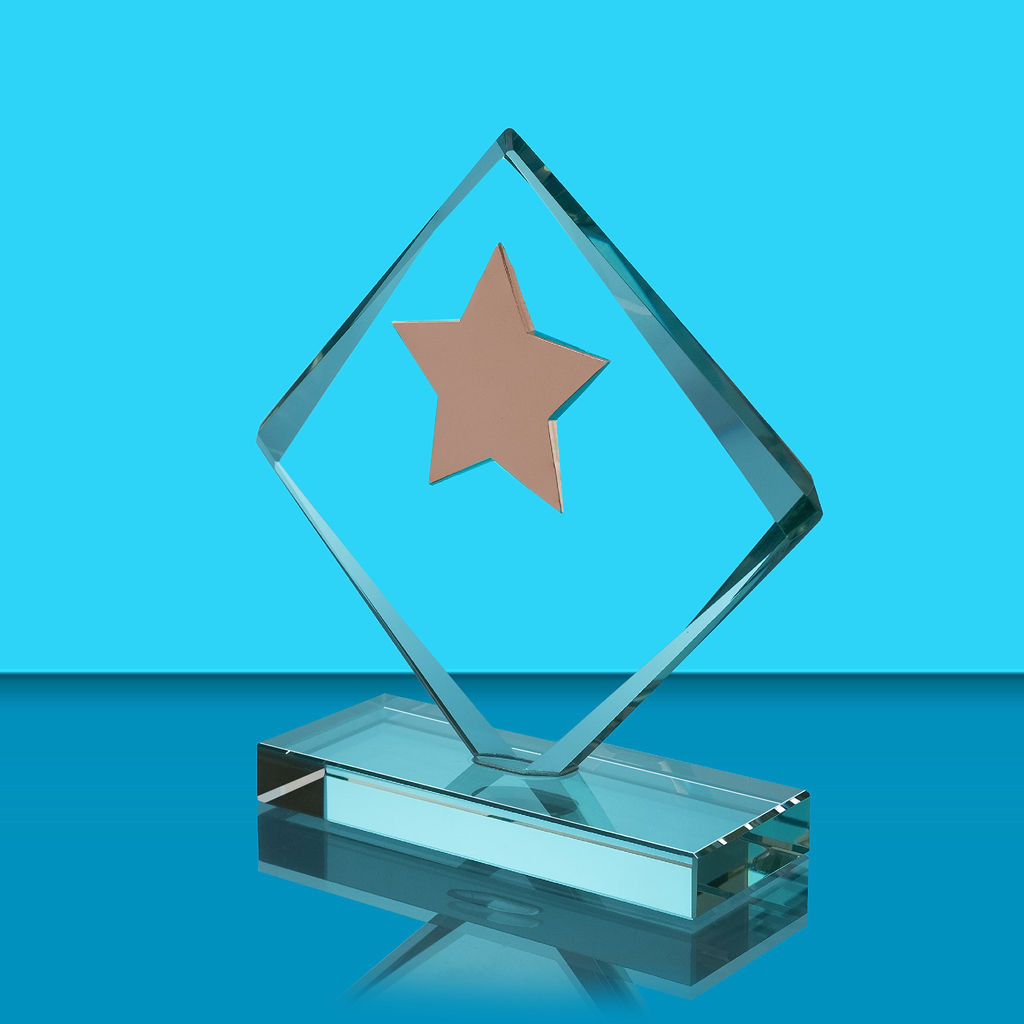 Diamond Crystal Award with Star 
