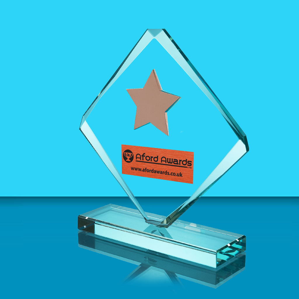 Diamond Crystal Award with Star 