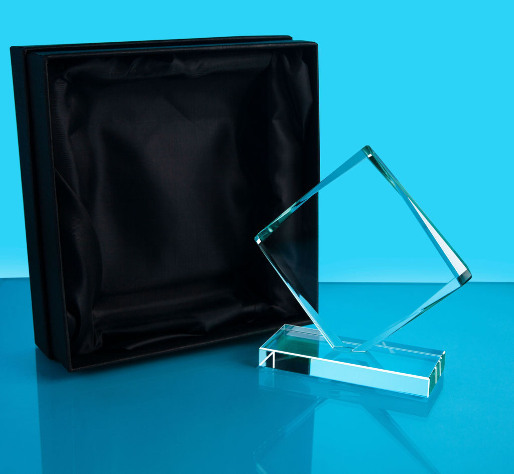 Diamond Crystal Award with Wreath