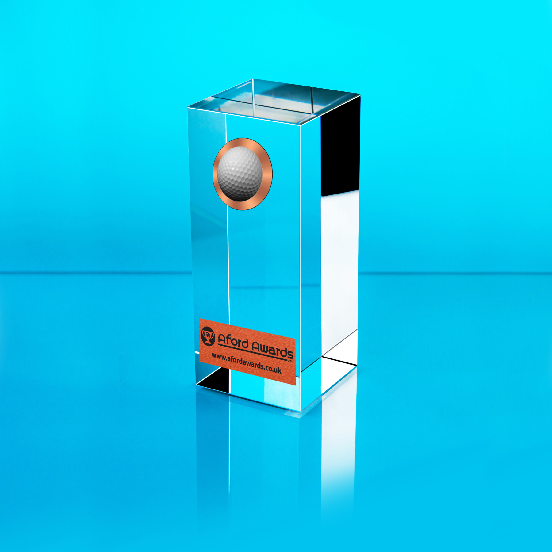 Golf Glass Cube Award