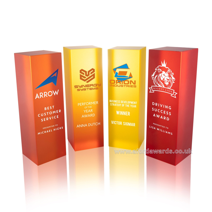 Chroma Sunshine Crystal Column Award