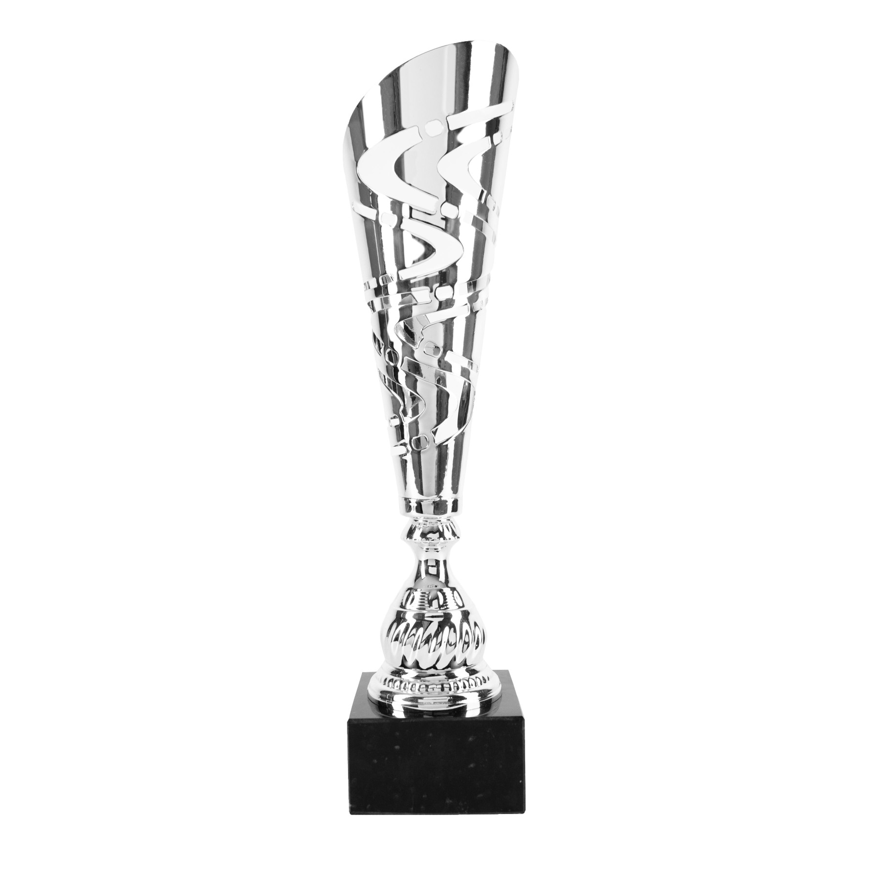 Silver Flute on Marble Base
