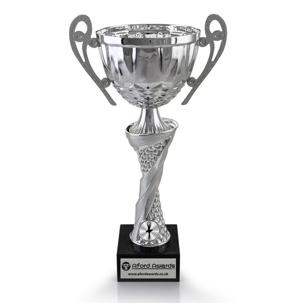 Ballet Silver Cup with Handles on Marble Base