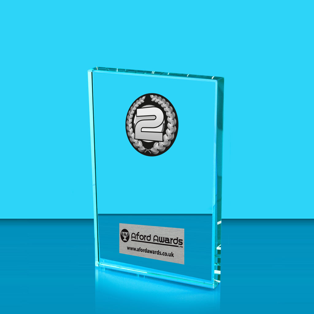1st, 2nd & 3rd Place Crystal Rectangle Award