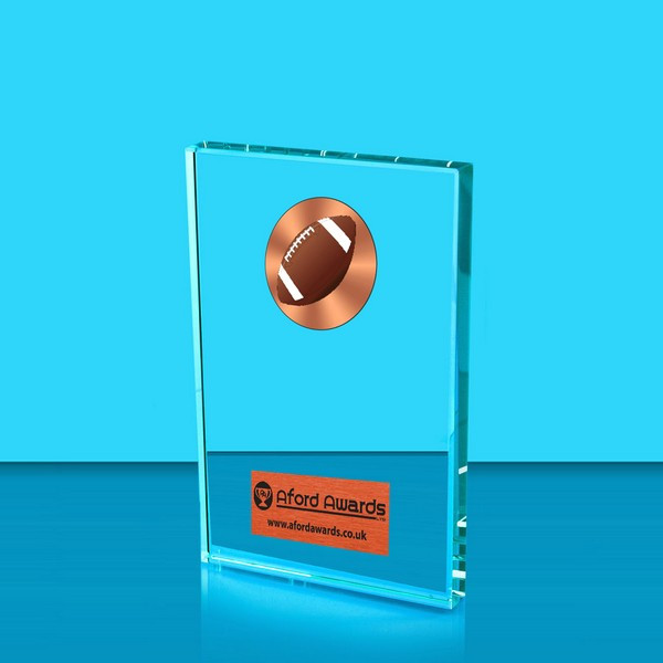 American Football Crystal Rectangle Award