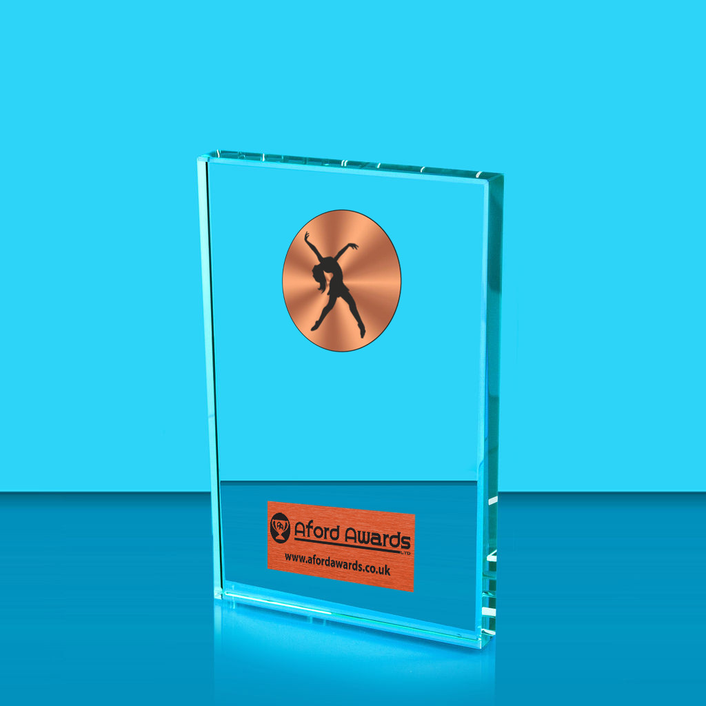 Dance Crystal Rectangle Award