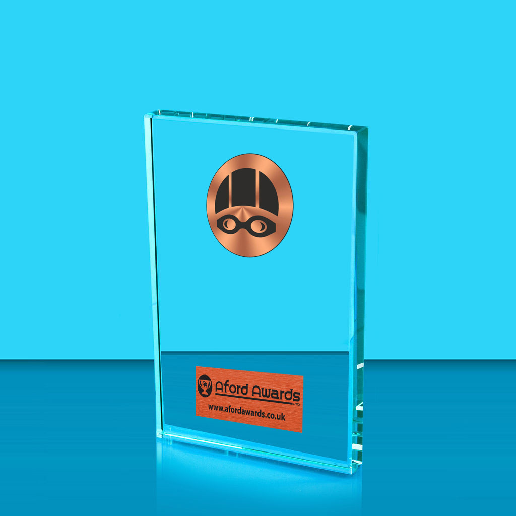 Diving Crystal Rectangle Award