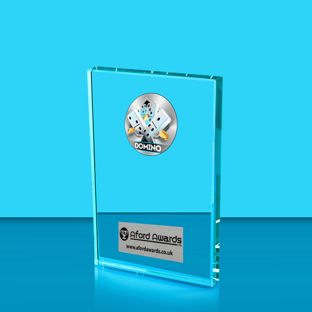 Dominoes Crystal Rectangle Award