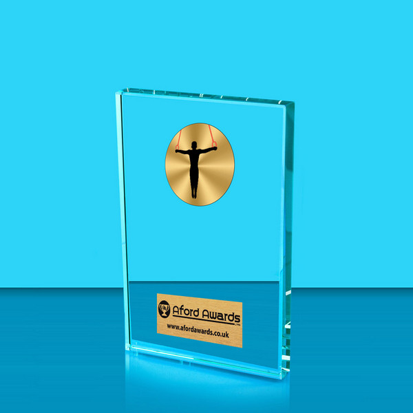 Gymnastics Crystal Rectangle Award