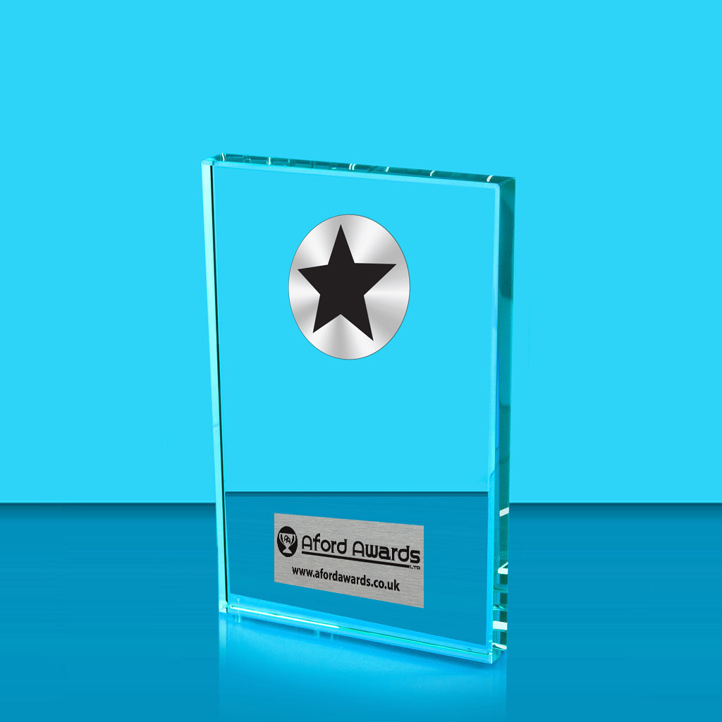 Star Crystal Rectangle Award