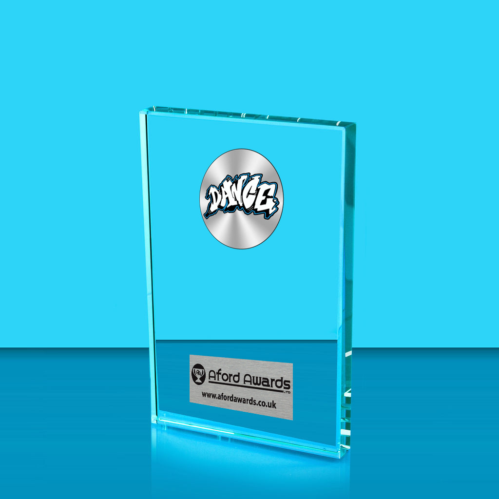 Street Dancing Crystal Rectangle Award