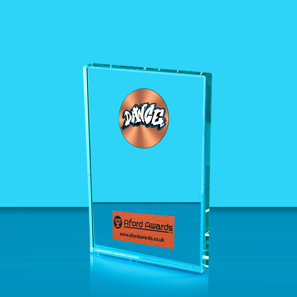 Street Dancing Crystal Rectangle Award