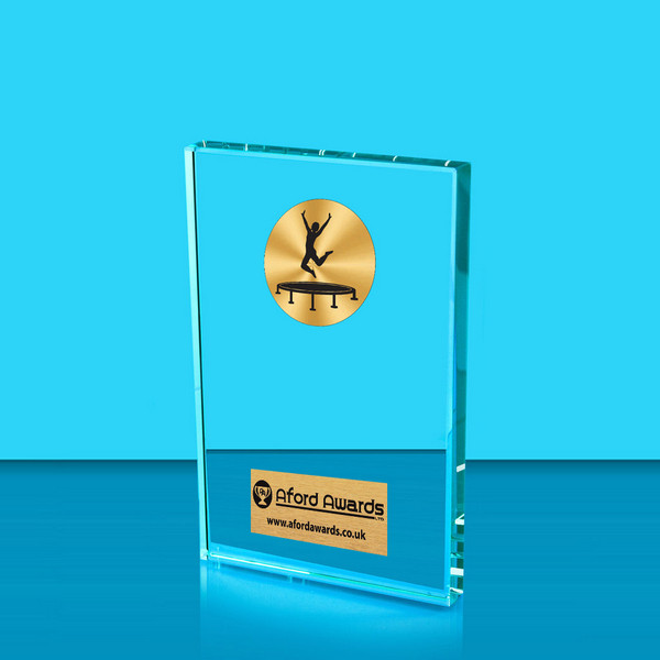 Trampolining Crystal Rectangle Award