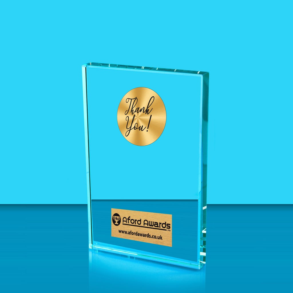 Thank you Crystal Rectangle Award