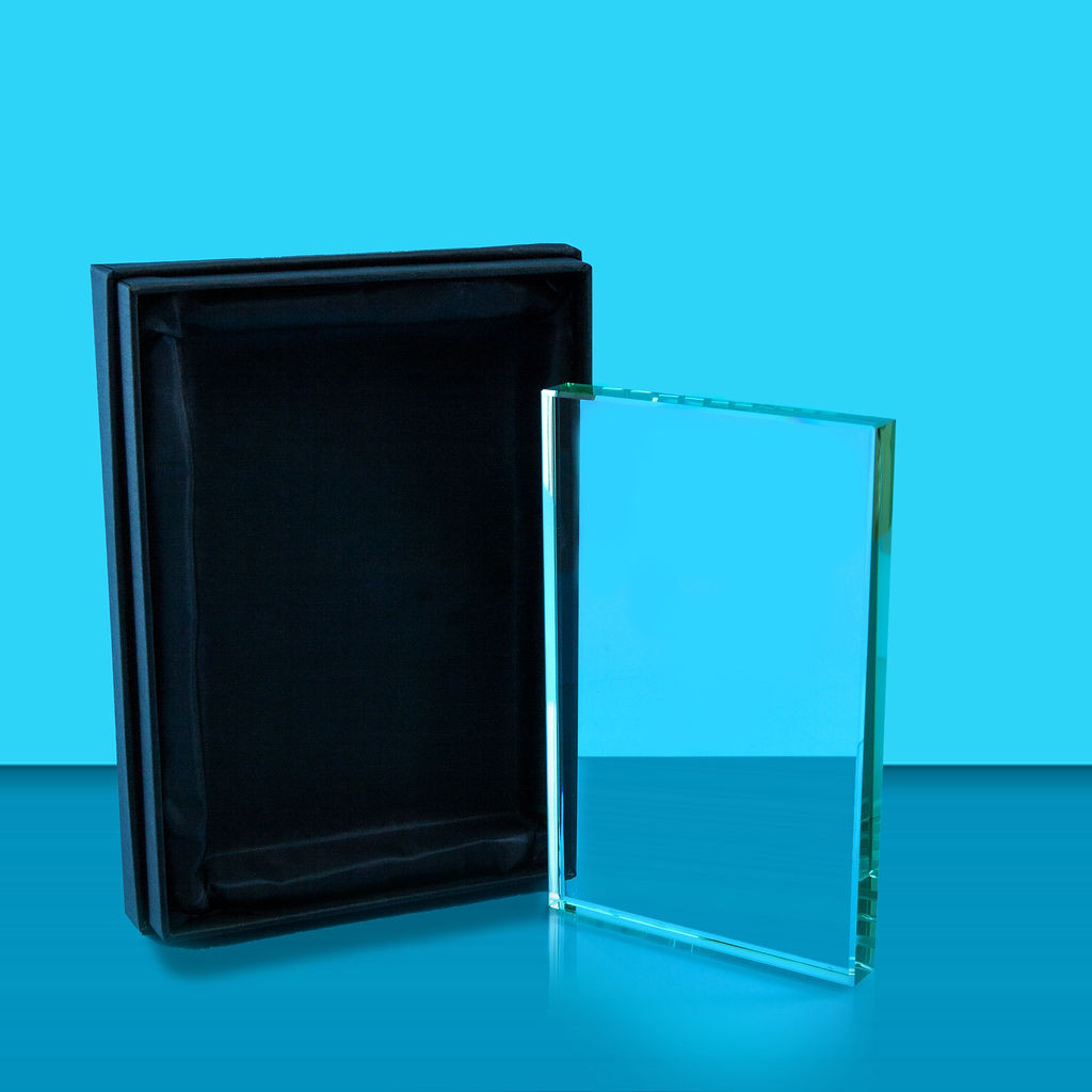 Clear Crystal Rectangle Corporate Award