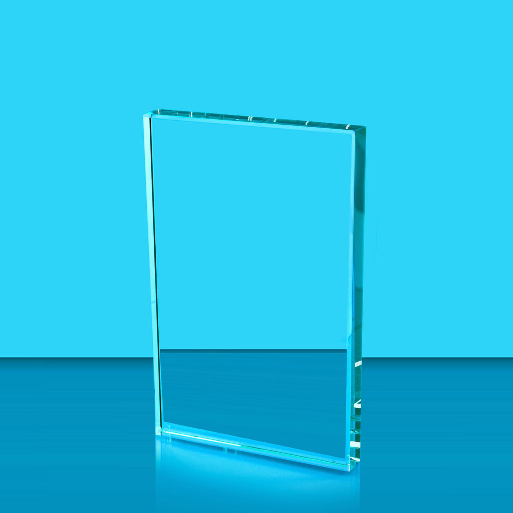 Clear Crystal Rectangle Corporate Award