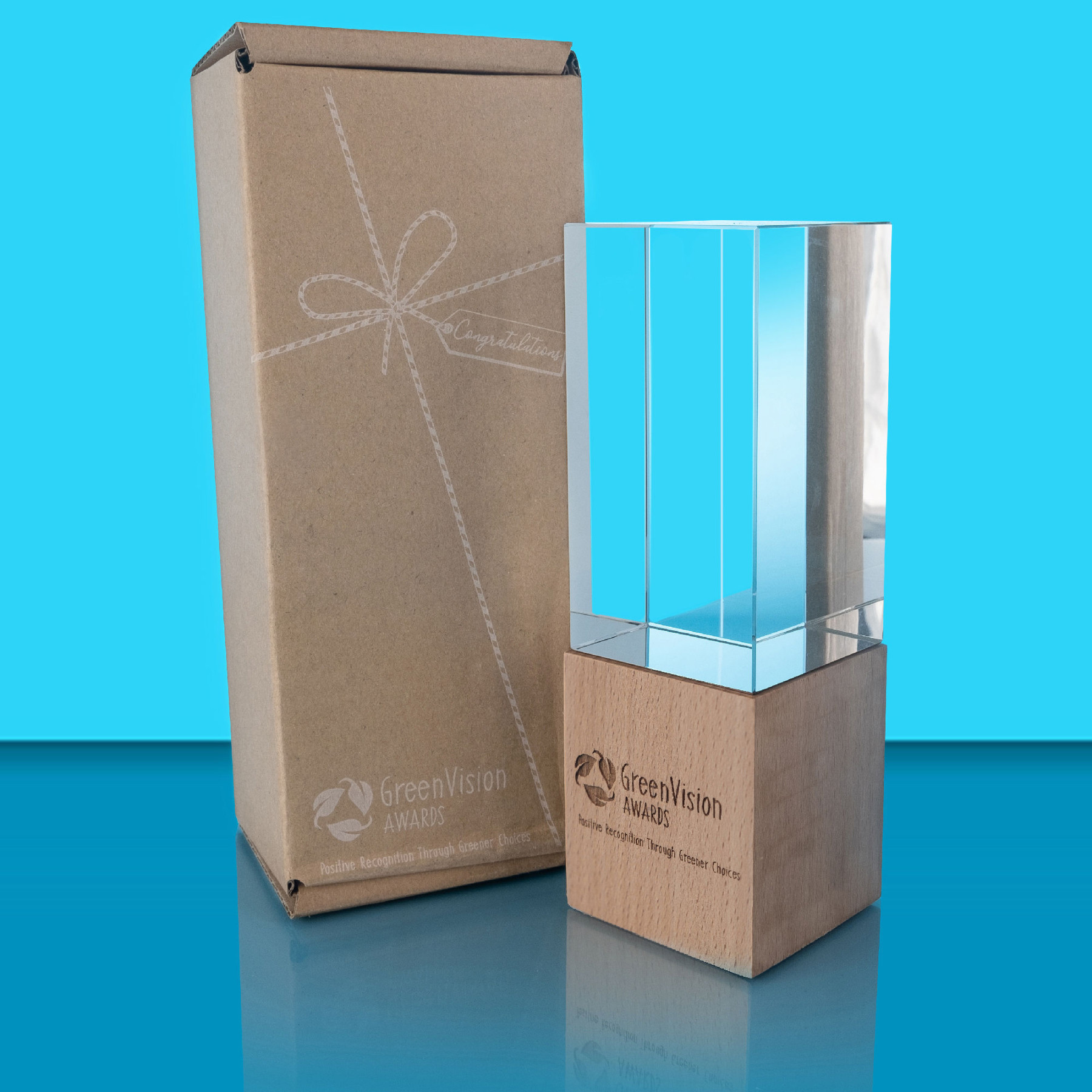 GreenVision Column Clear Glass
