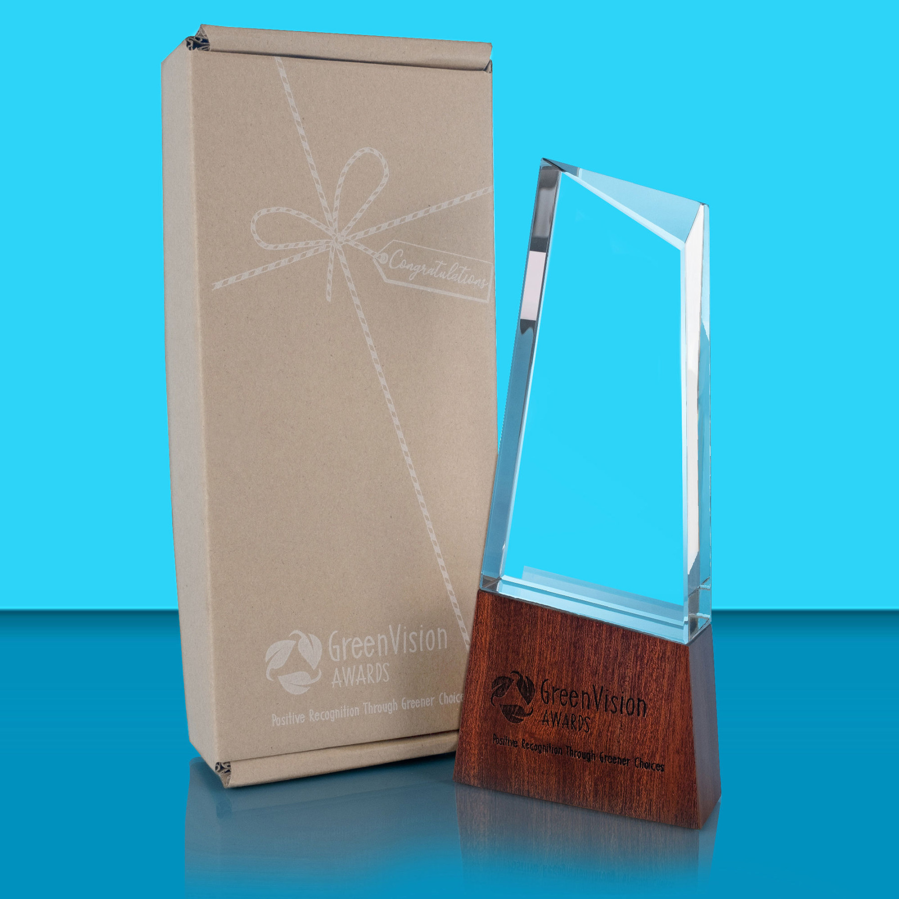 GreenVision Obelisk Clear Glass