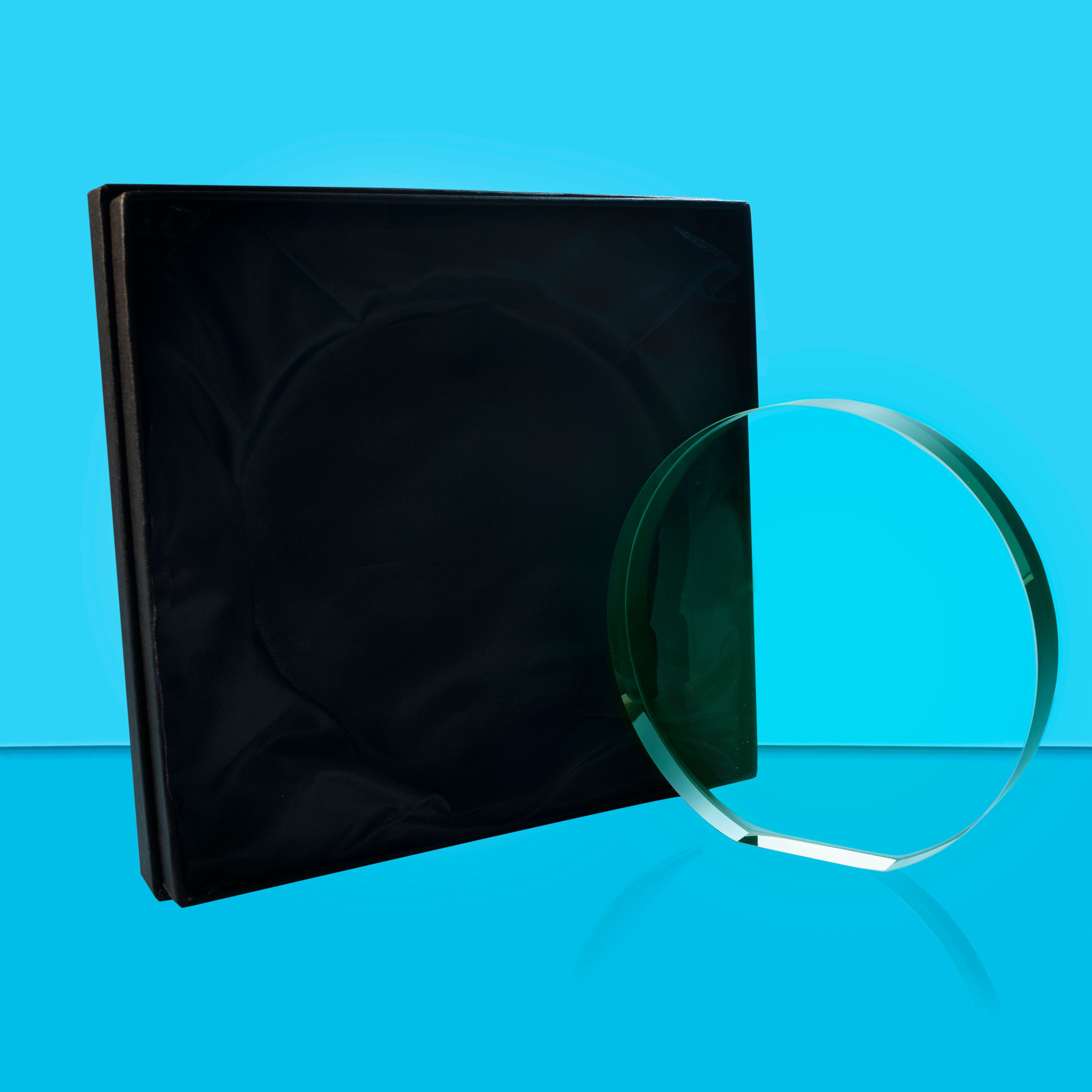 Utopia Jade Glass Award - UV Colour Printing