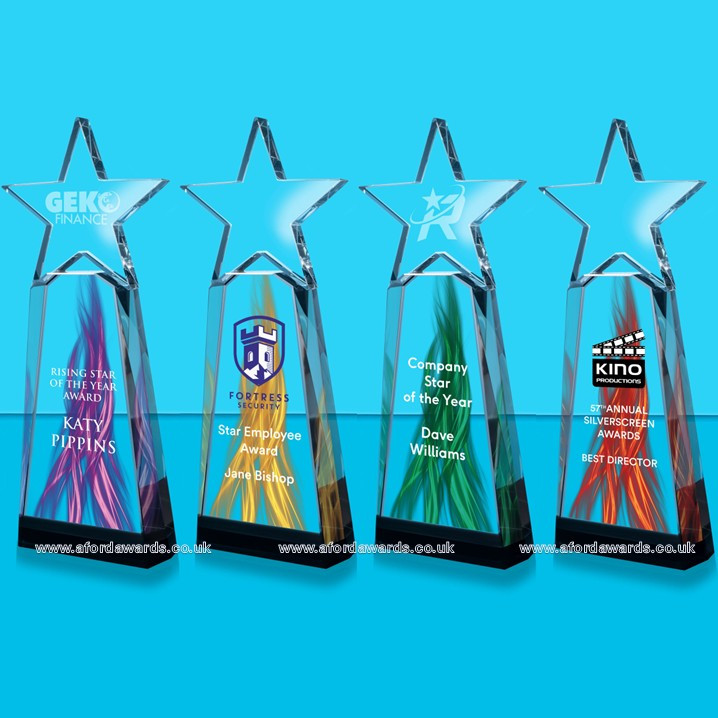 Houston Crystal Star Alchemy Flame Award