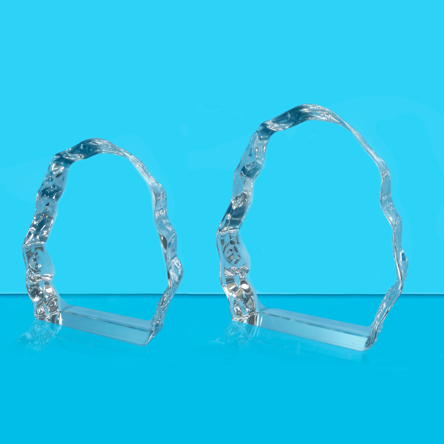 Sub Zero Glass Award - Laser Engraving