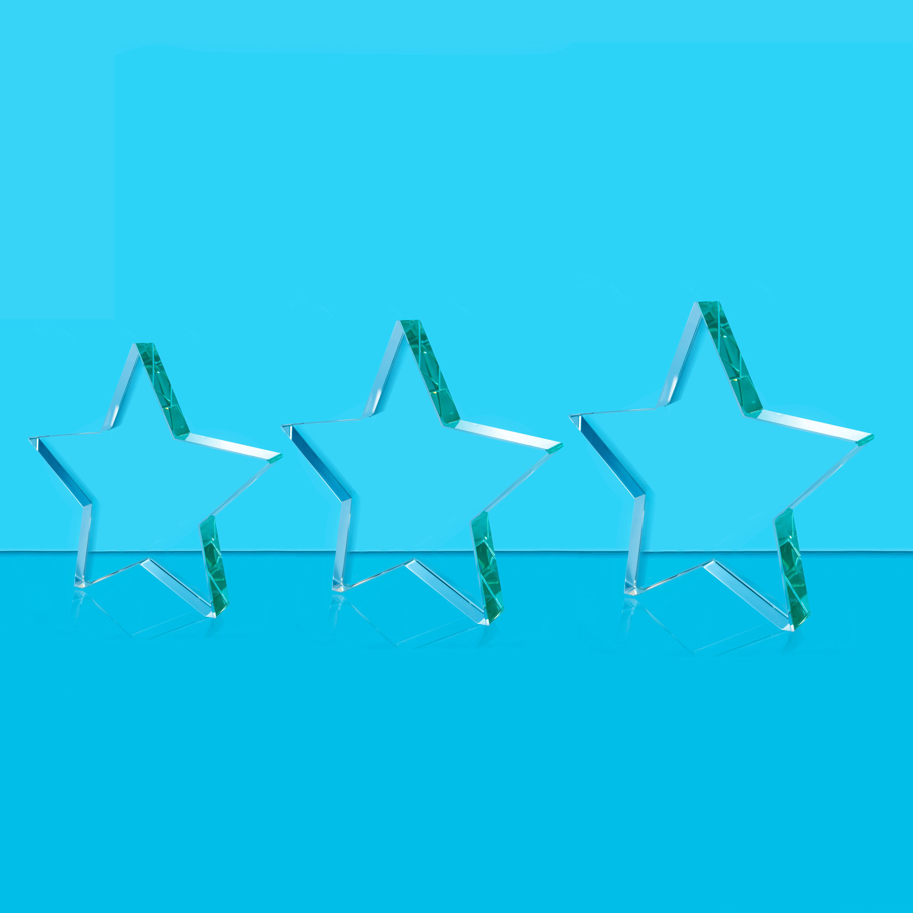 Star Glass Award - UV Colour Printing