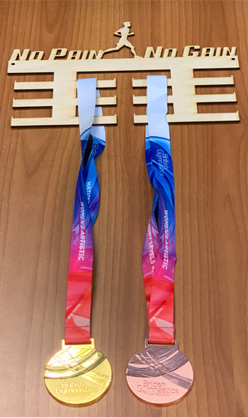 Wooden Personalised Medal Hanger