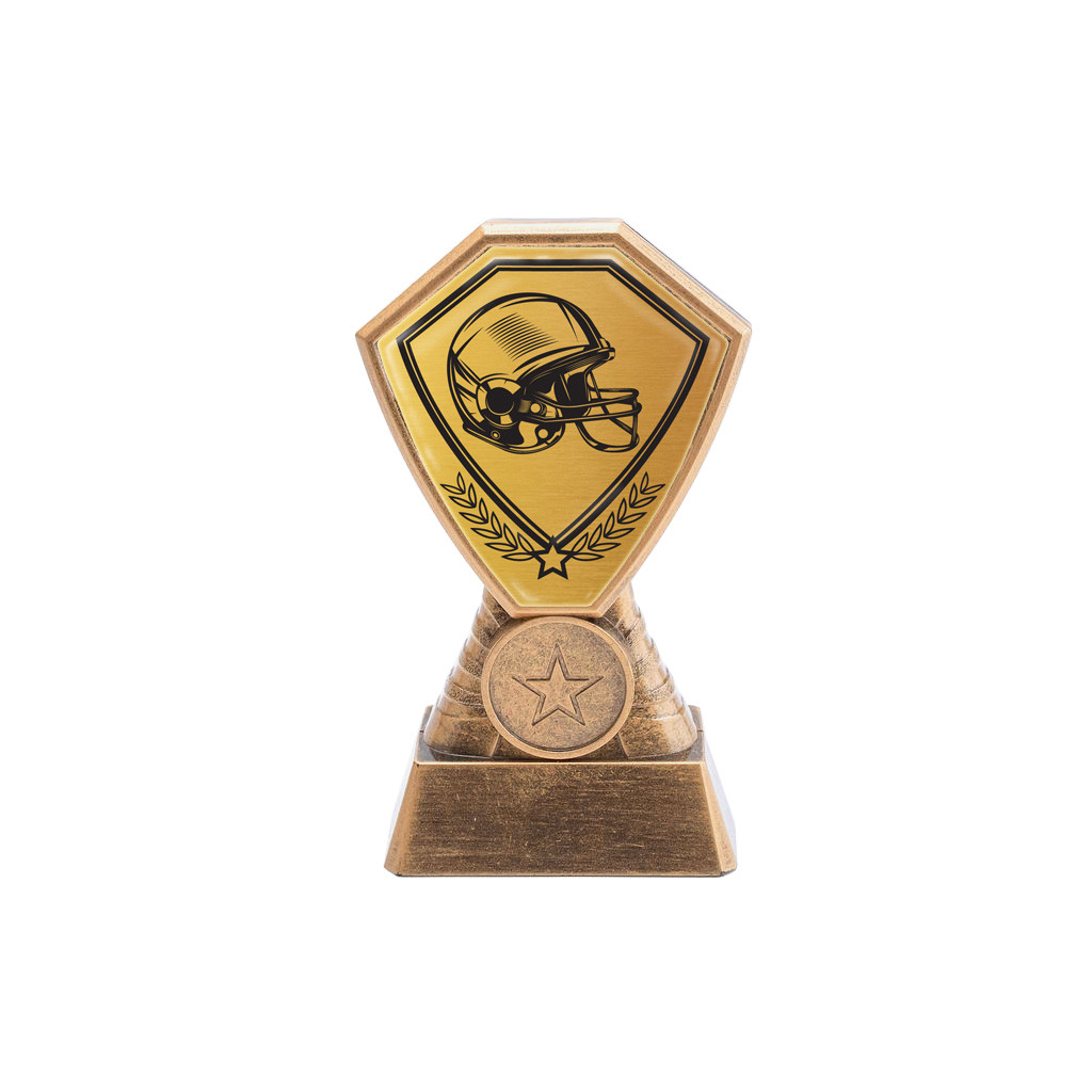 Antique Gold American Football Plastic Tower