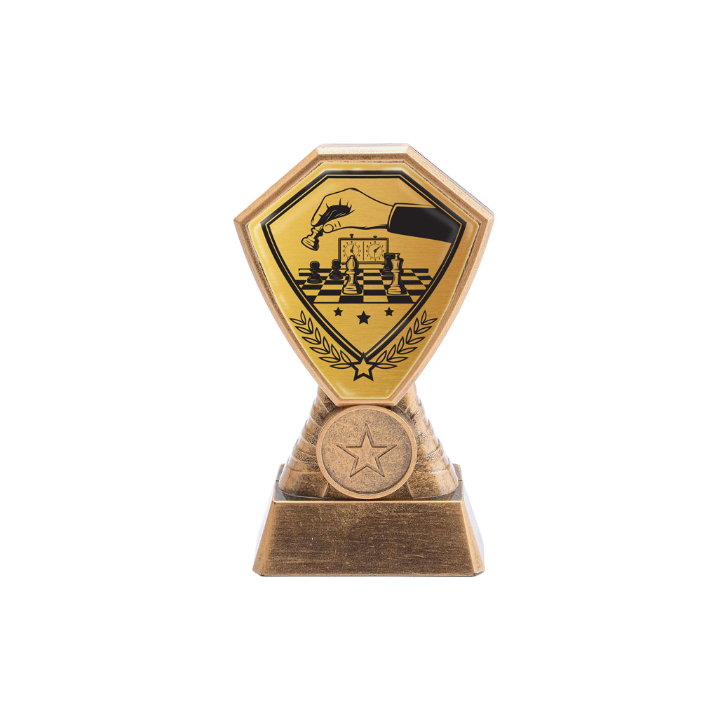 Antique Gold Chess Plastic Tower