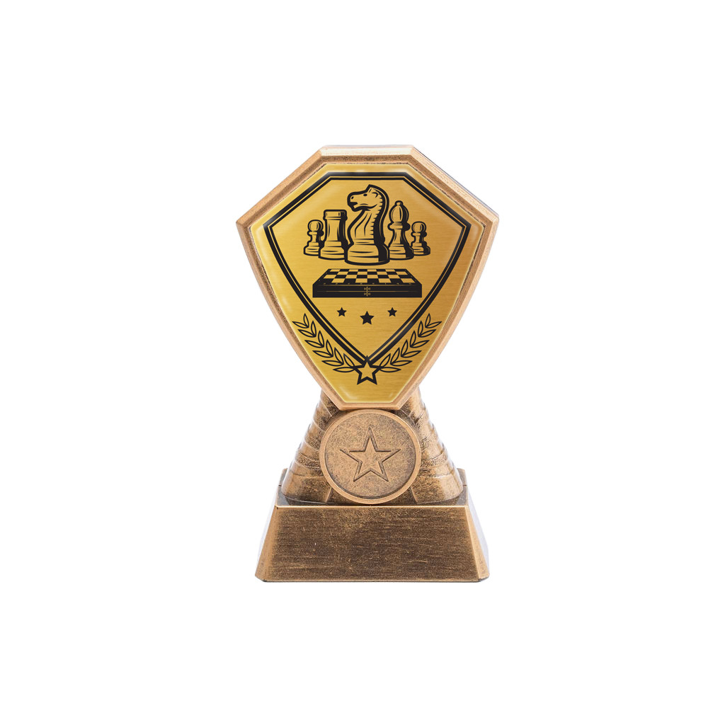 Antique Gold Chess Plastic Tower