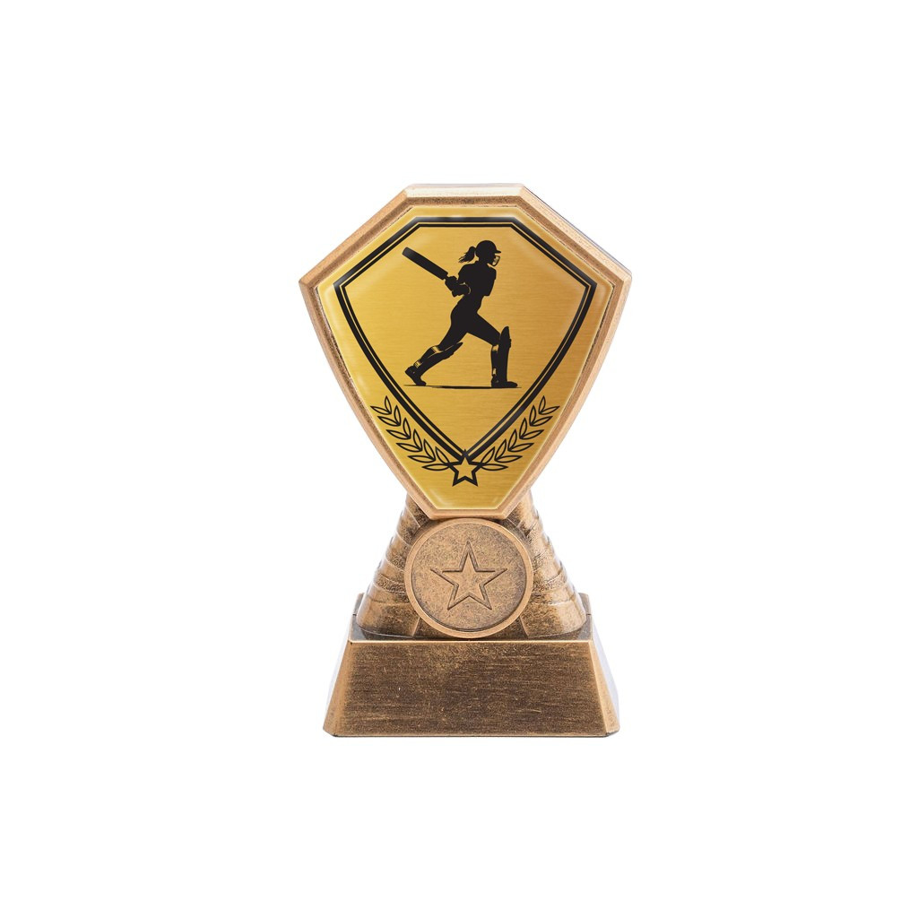 Antique Gold Women's Cricket Plastic Tower
