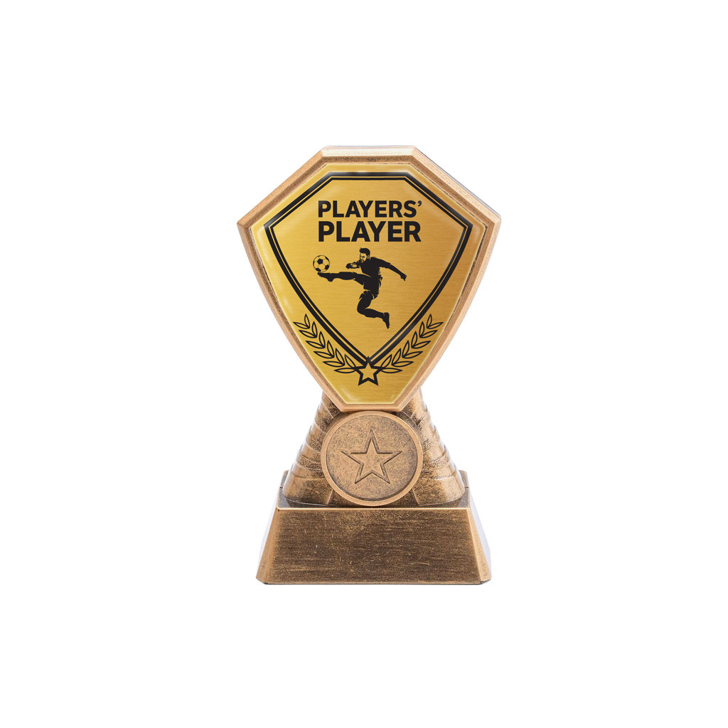Antique Gold Player's Player Football Plastic Tower