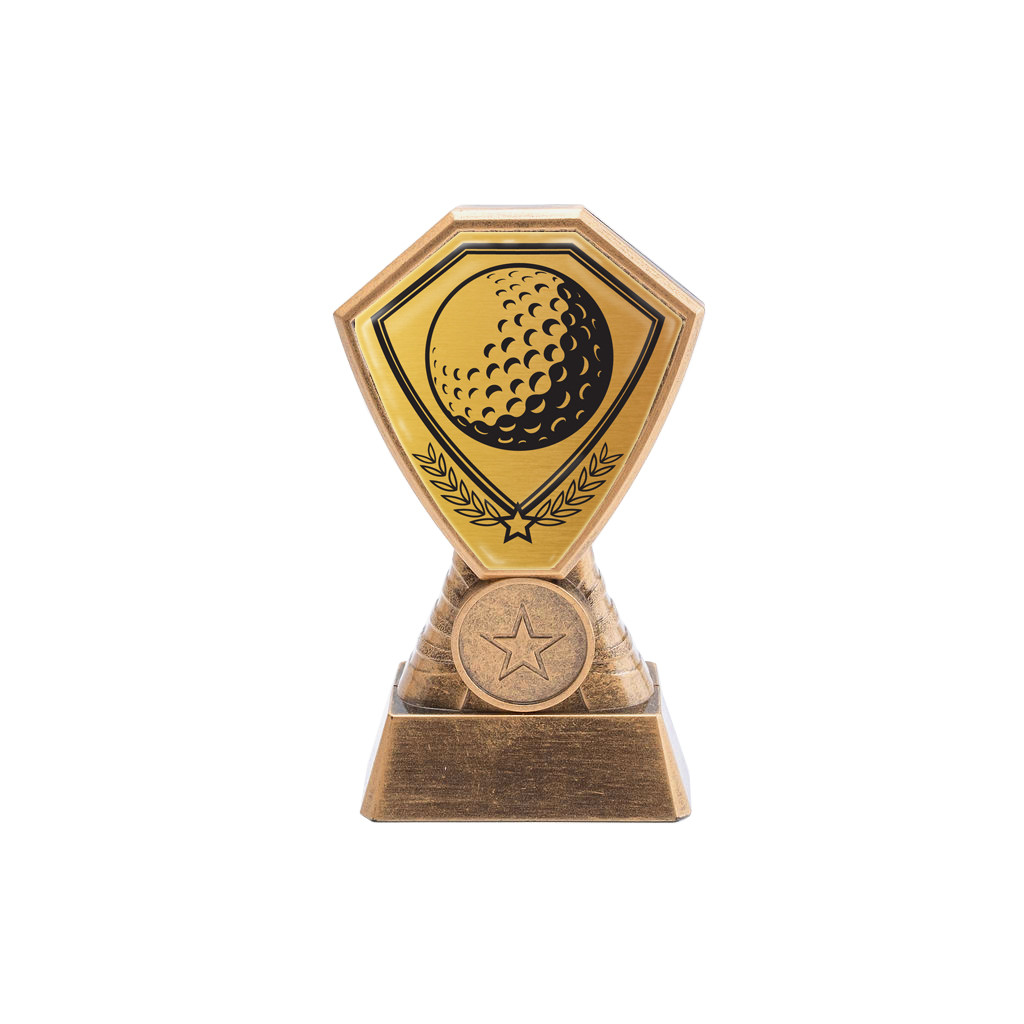 Antique Gold Golf Plastic Tower