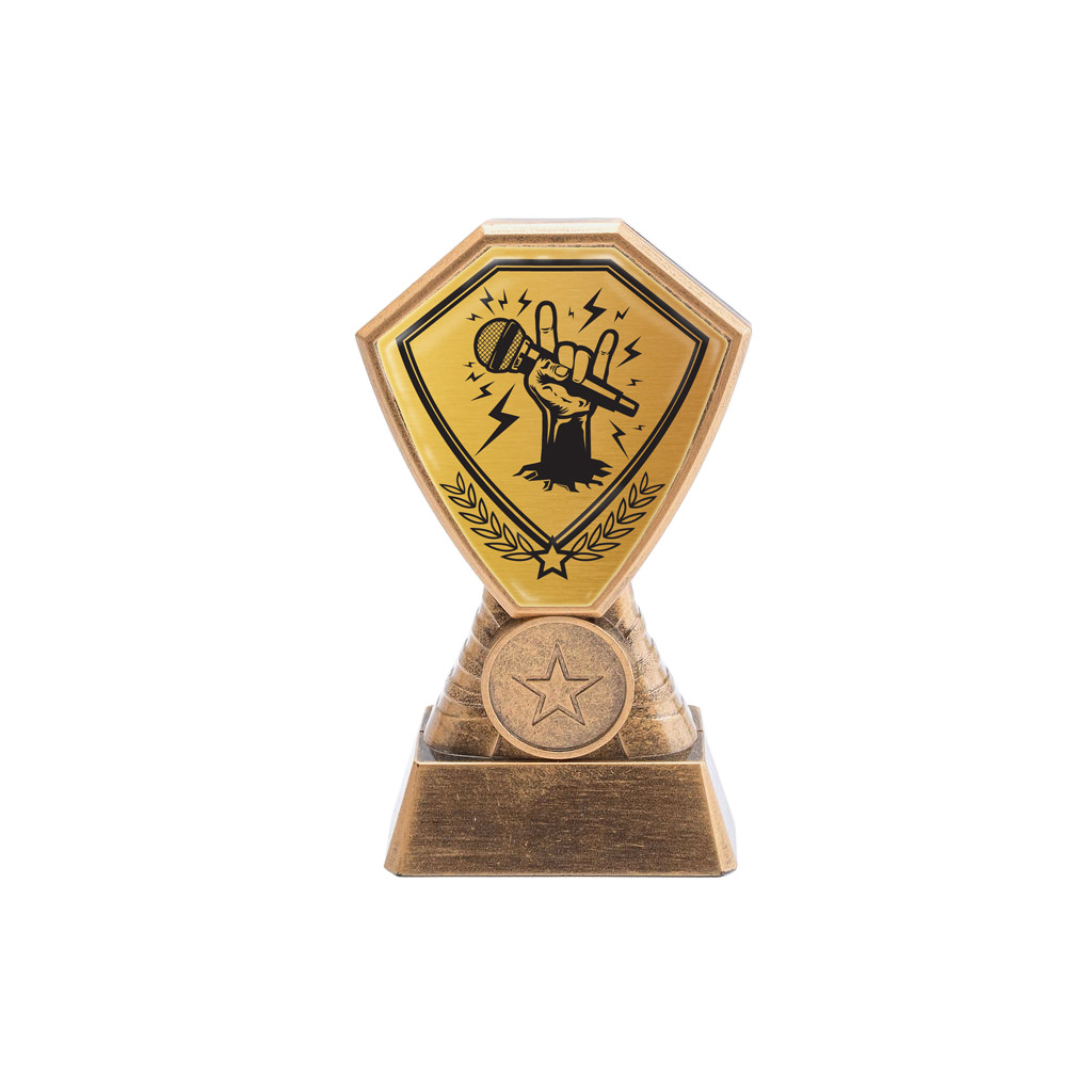 Antique Gold Music Plastic Tower