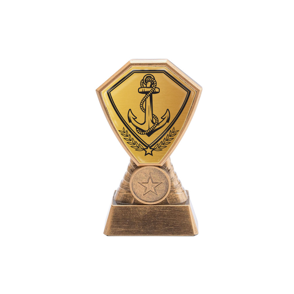 Antique Gold Sailing Plastic Tower